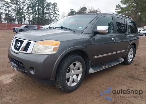 2010 Nissan Armada Titanium from USA, damaged, VIN 5N1BA0ND0AN612166